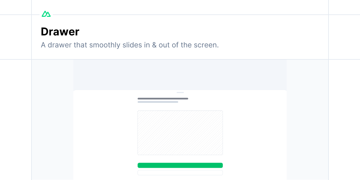 Vue Drawer Component - Nuxt UI