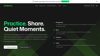 Screenshot of Codemo