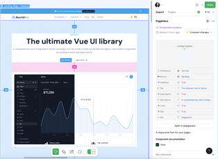 Share it with your developers with the Nuxt UI Pro Figma design kit