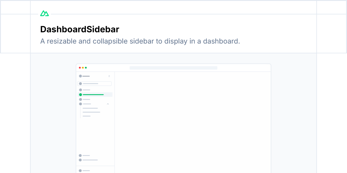 Vue DashboardSidebar Component - Nuxt UI