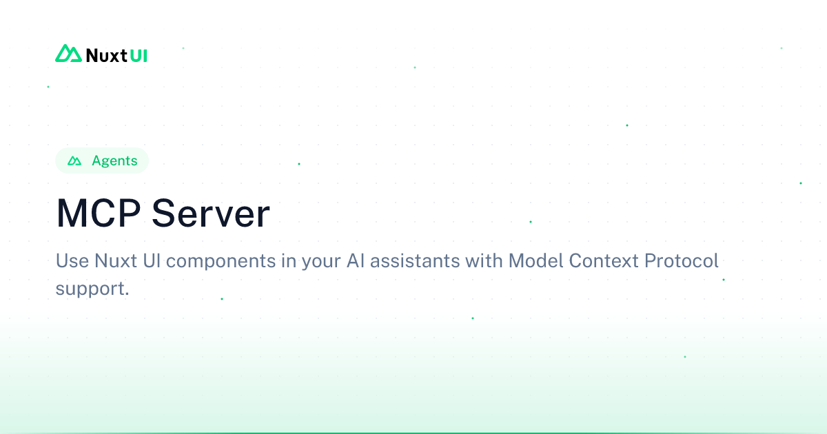 MCP Server - Nuxt UI